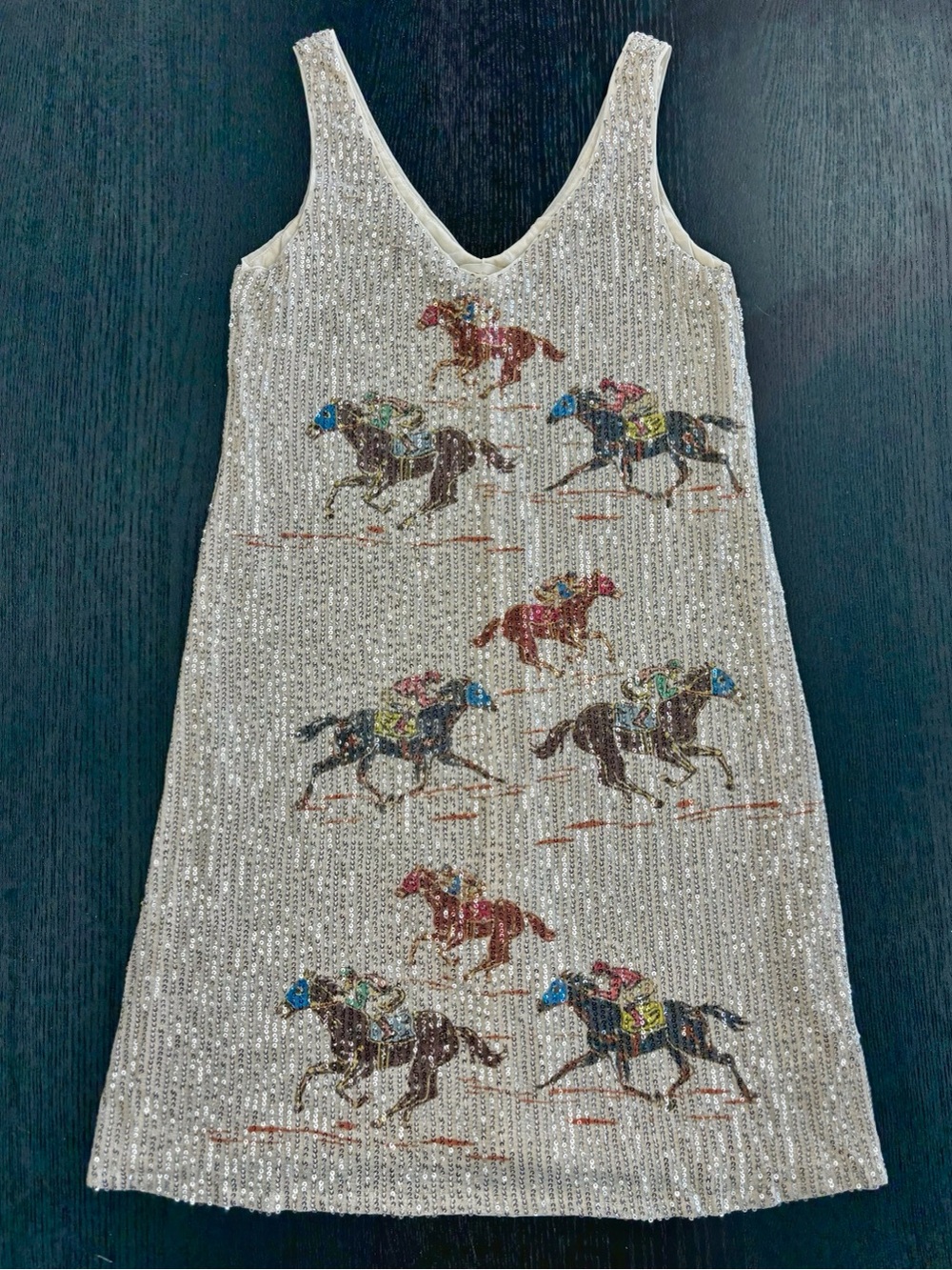 Judith March Off to the Races Sleeveless Sequin Dress